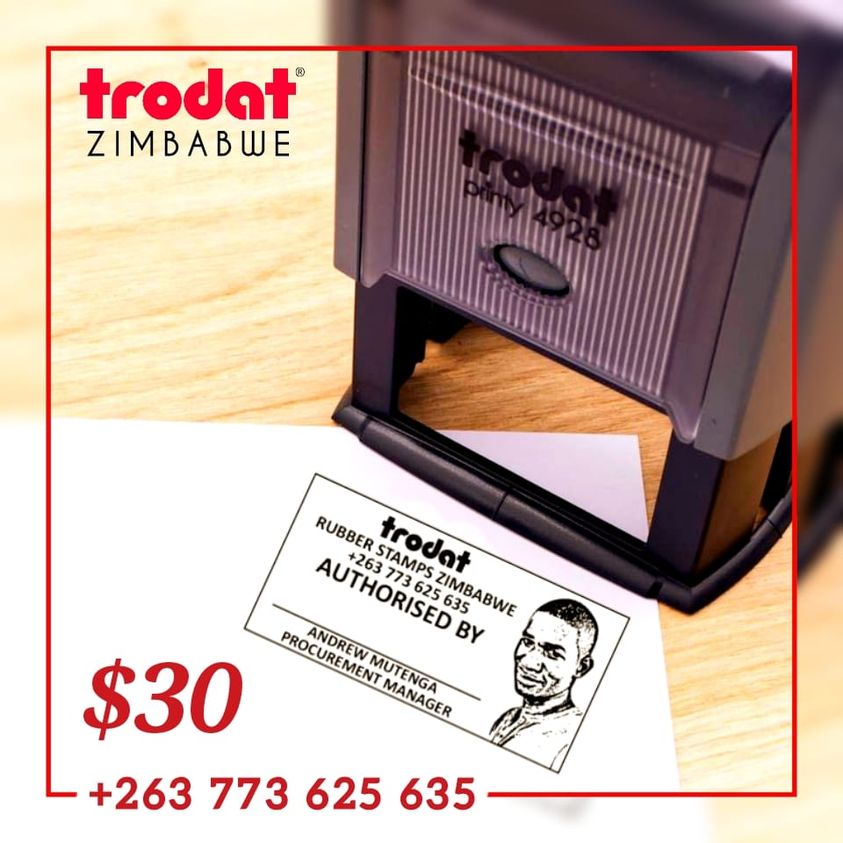 Face Rubber Stamps Harare Trodat 0773625635